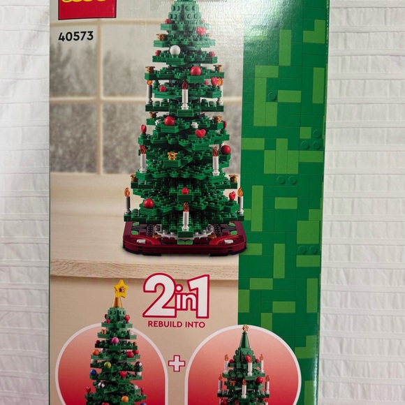 Festive Green Christmas Tree Set
